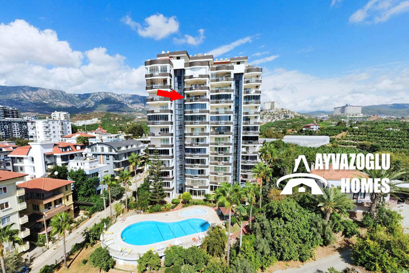 Квартира 2+1 в Махмутларе — всего 800 метров до моря