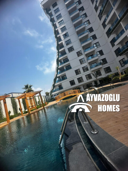 Современная квартира 1+1 в Махмутларе с богатой инфраструктурой